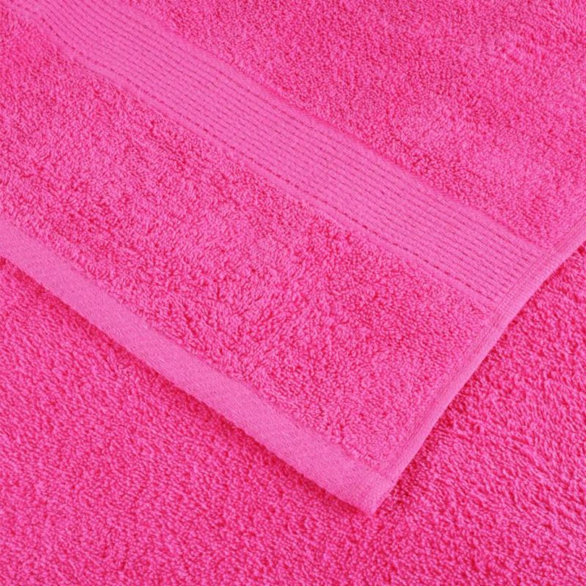 VIDAXL Ensemble de serviettes de qualité supérieure SOLUND 6 pcs rose