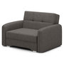 Voir la diapositive 1 : BEST MOBILIER Michelle - fauteuil convertible avec coffre en velours