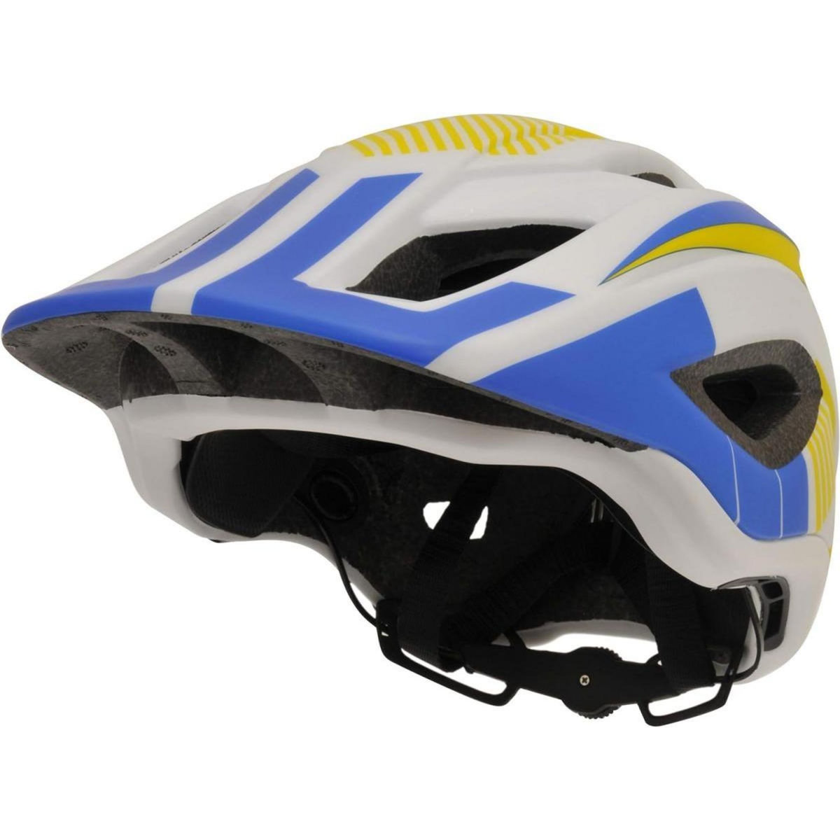 Kiddimoto Casque Intégral IKON - Blanc/Bleu