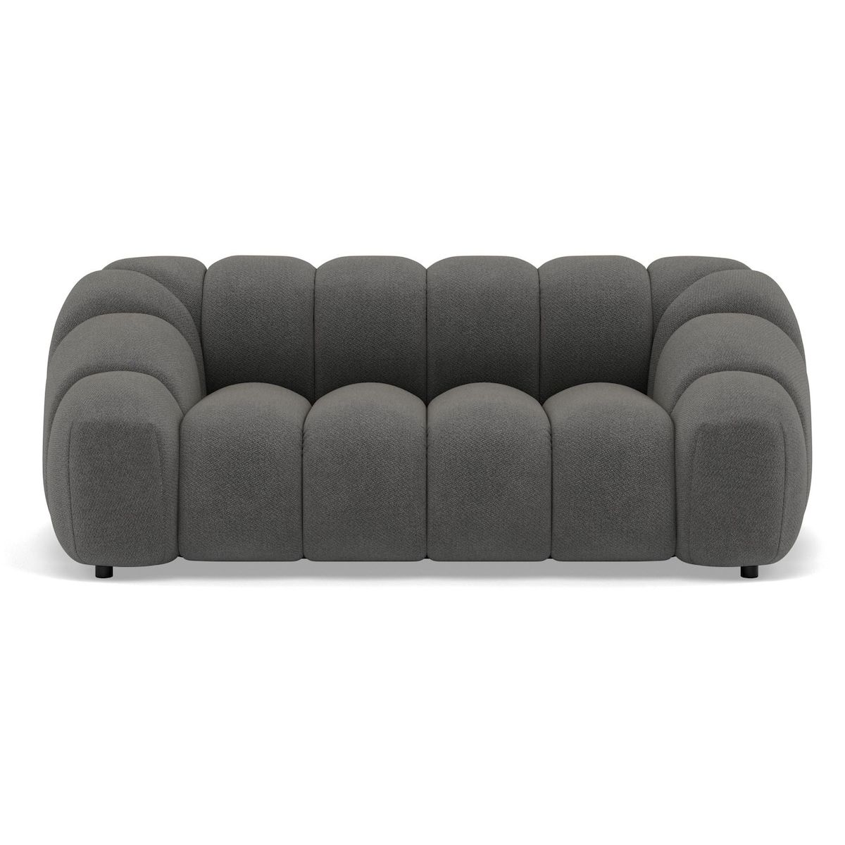 LISA DESIGN Ava - canapé 3 places en velours texturé