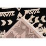 Voir la diapositive 4 : Paris Prix Tapis Tissé Ethnique avec Franges  Lovis II  Noir
