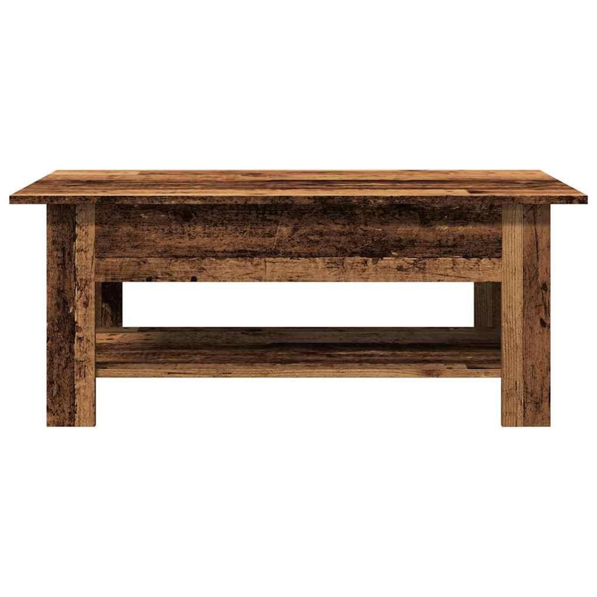 VIDAXL Table basse vieux bois 102x55x42 cm bois d'ingenierie