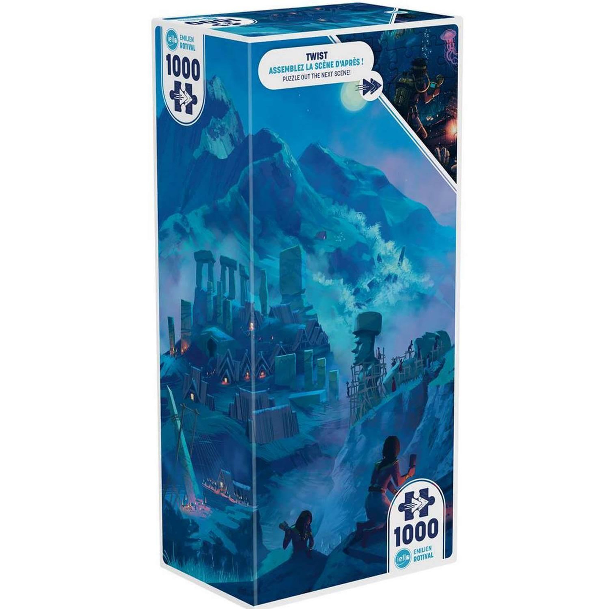 Voir la diapositive 2 : Iello Puzzle 1000 pièces - Twist Ancient Megalith - Iello