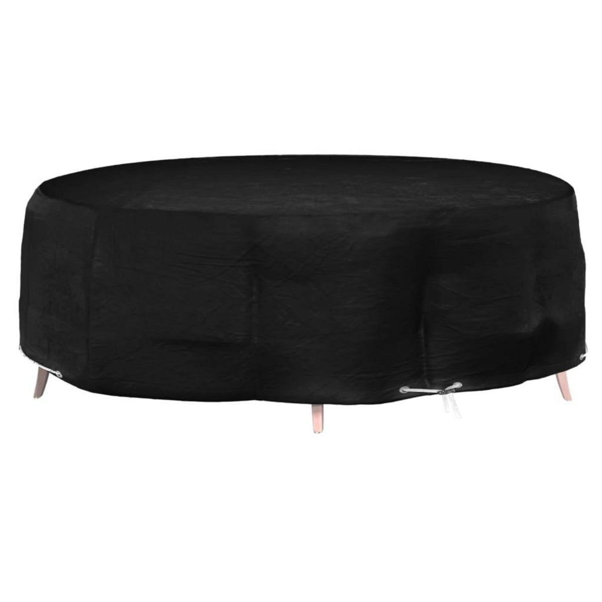 VIDAXL Housse pour salon îlot 10 œillets Ø236x67 cm rond