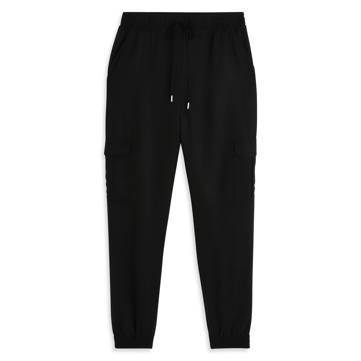 INEXTENSO Pantalon noir uni femme
