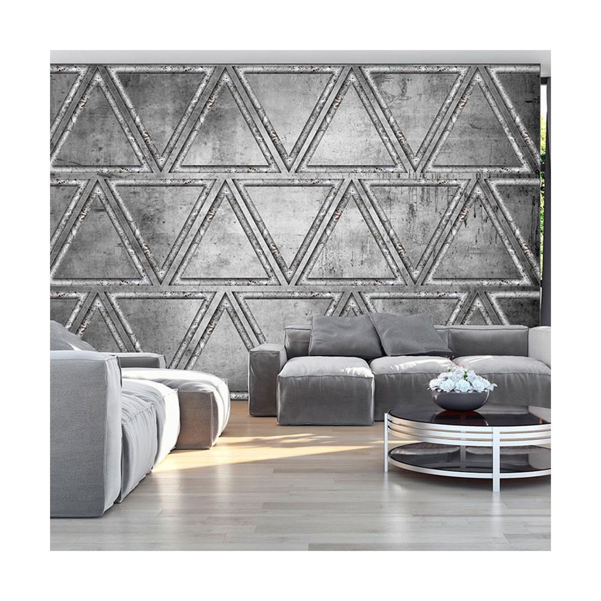 Paris Prix Papier peint  dancing with triangles. Coloris disponibles : Multicolore