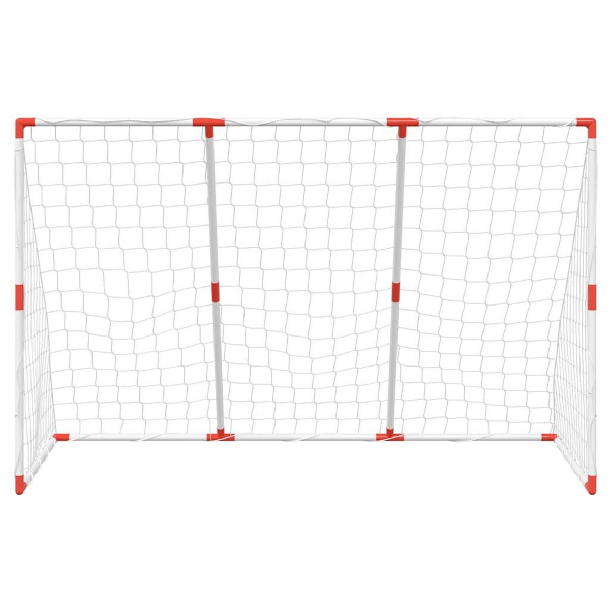 VIDAXL But de football pour enfants avec ballons 2 en 1 blanc