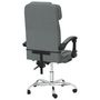 Voir la diapositive 5 : VIDAXL Fauteuil de massage inclinable de bureau Gris fonce Tissu