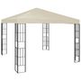 Voir la diapositive 3 : VIDAXL Tonnelle avec guirlande lumineuse a LED 3x3 m Creme