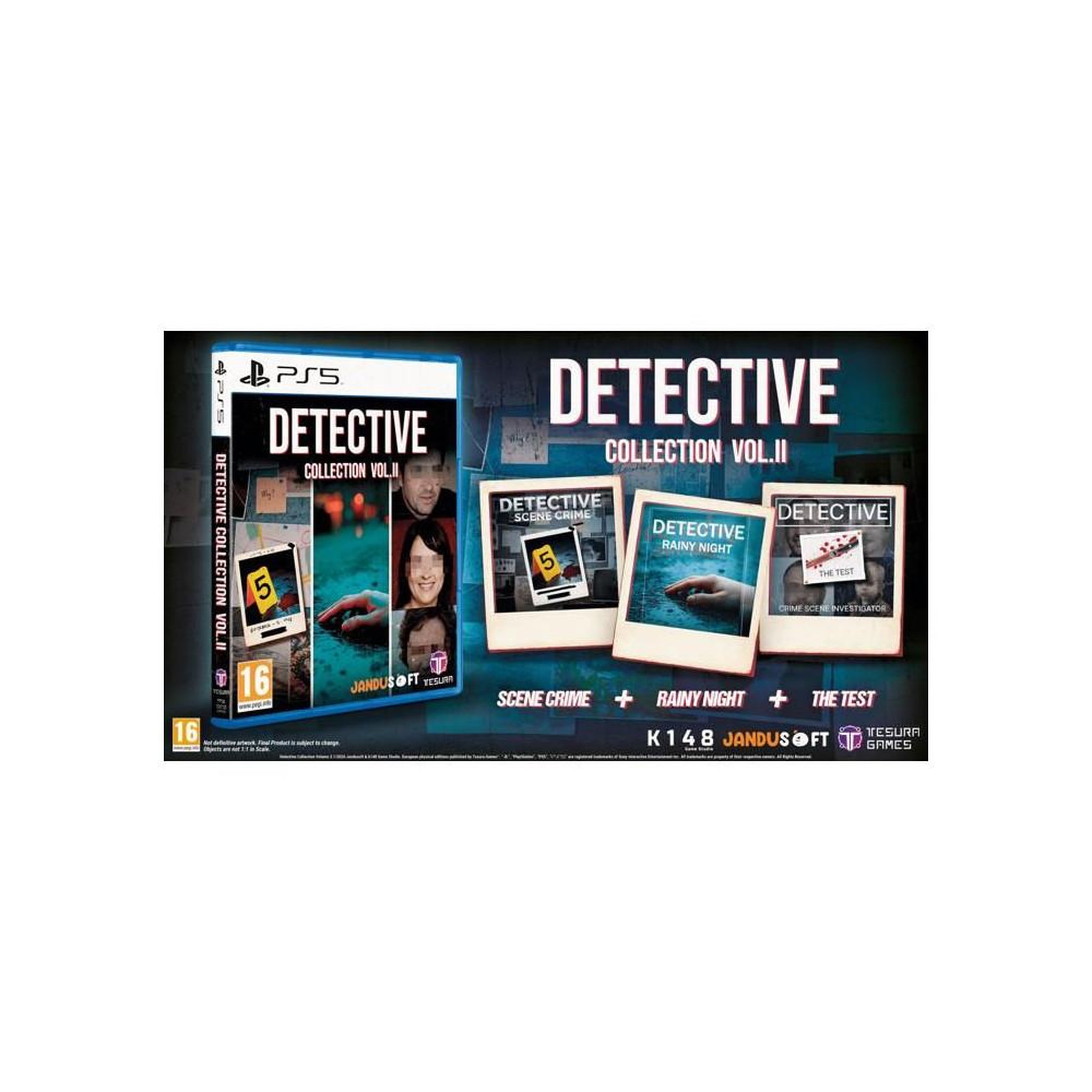 Voir la diapositive 2 : Just for games Detective Collection Vol. 2 - Jeu PS5