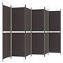 Voir la diapositive 5 : VIDAXL Cloison de separation 6 panneaux Marron 300x180 cm Tissu