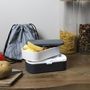 Voir la diapositive 6 : Paris Prix Coffret Lunch Box 3 Pièces  Repas  18cm Gris