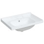 Voir la diapositive 2 : VIDAXL Evier de salle de bain blanc 71x48x23cm rectangulaire ceramique