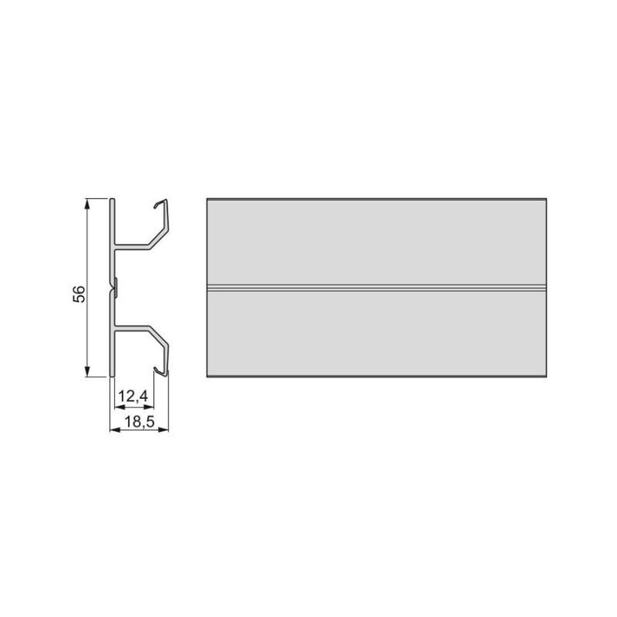 Voir la diapositive 2 : EMUCA SRL Angle flexible 150mm pour plinthe EMUCA 8910363