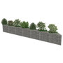 Voir la diapositive 4 : VIDAXL Mur de gabion Acier galvanise 450x30x50 cm
