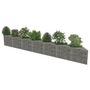 Voir la diapositive 4 : VIDAXL Mur de gabion Acier galvanise 450x30x50 cm