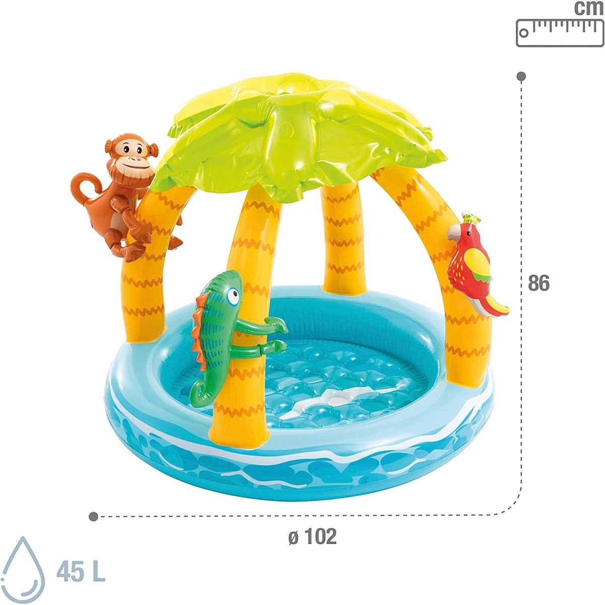 INTEX L'île tropicale piscine pour bébé 102CMX86CM
