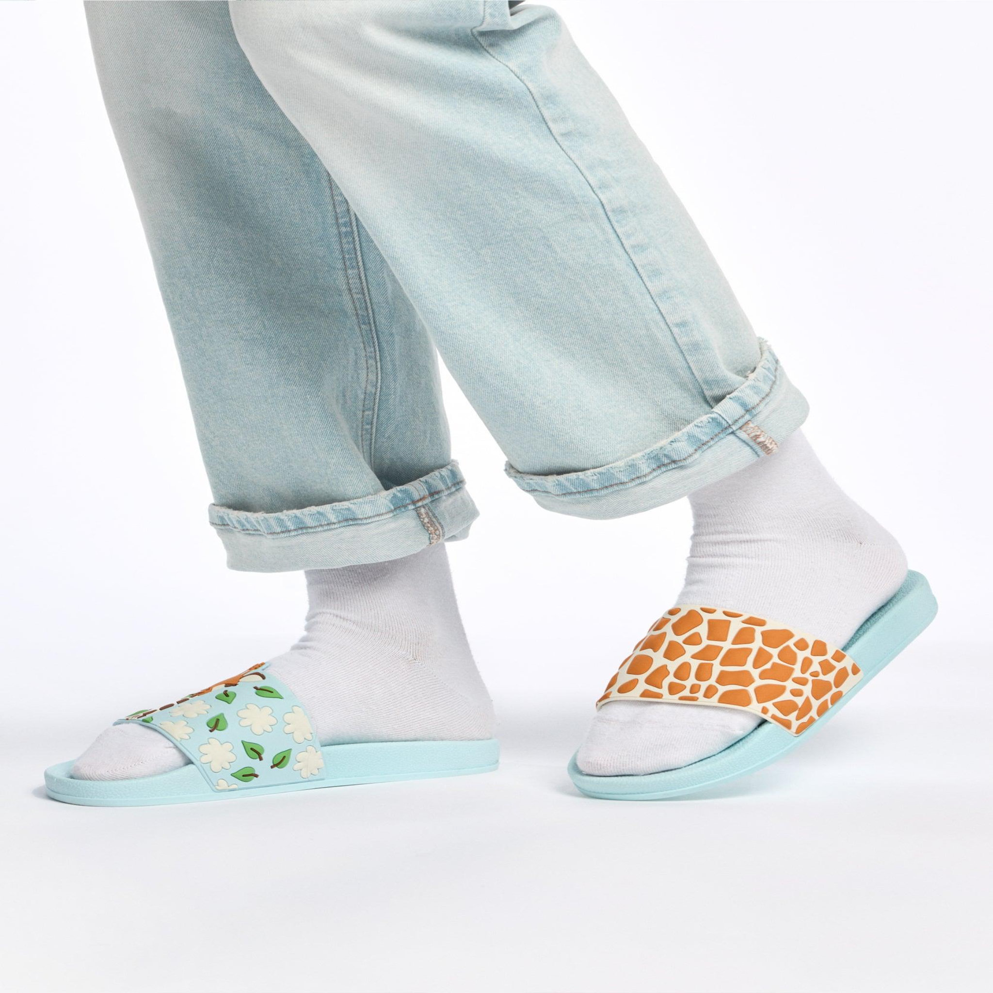 Voir la diapositive 2 : DEDOLES Claquettes girafe mignonne