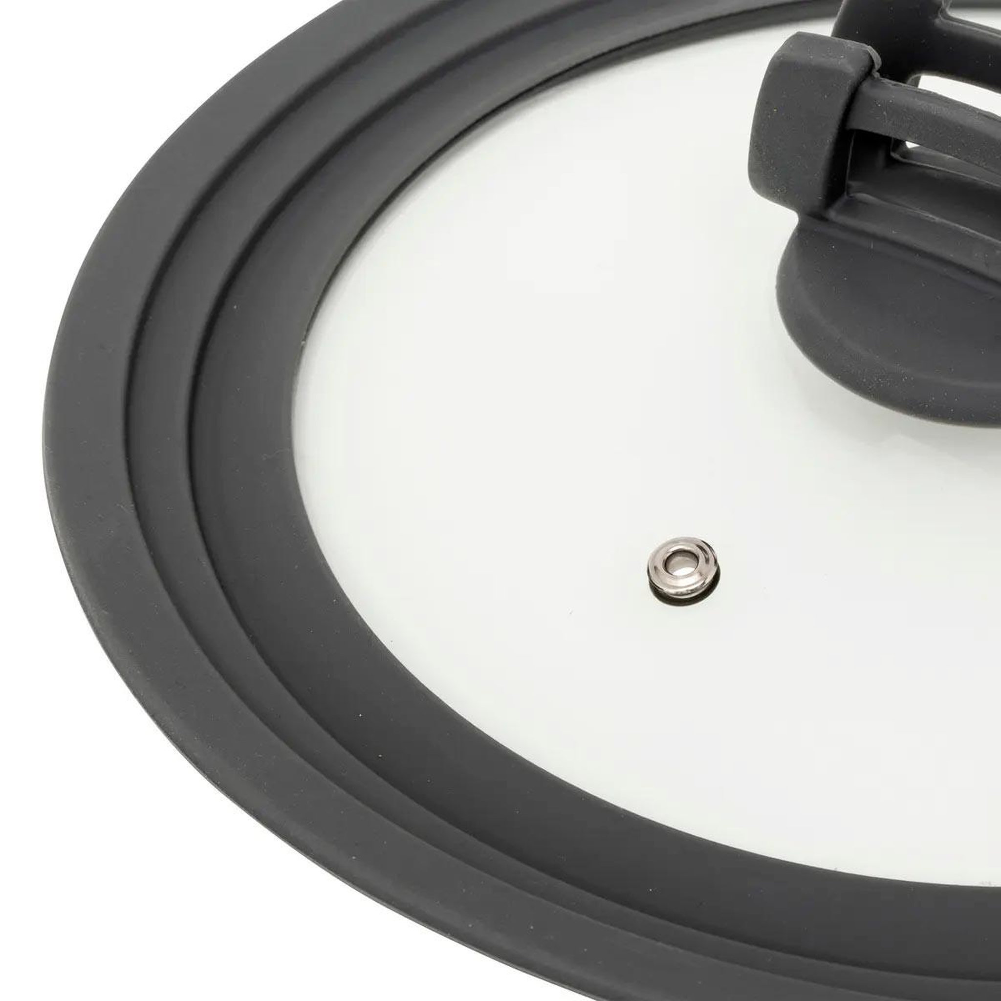 Voir la diapositive 2 : FIVE Couvercle universel cuisson  silitop  27cm gris