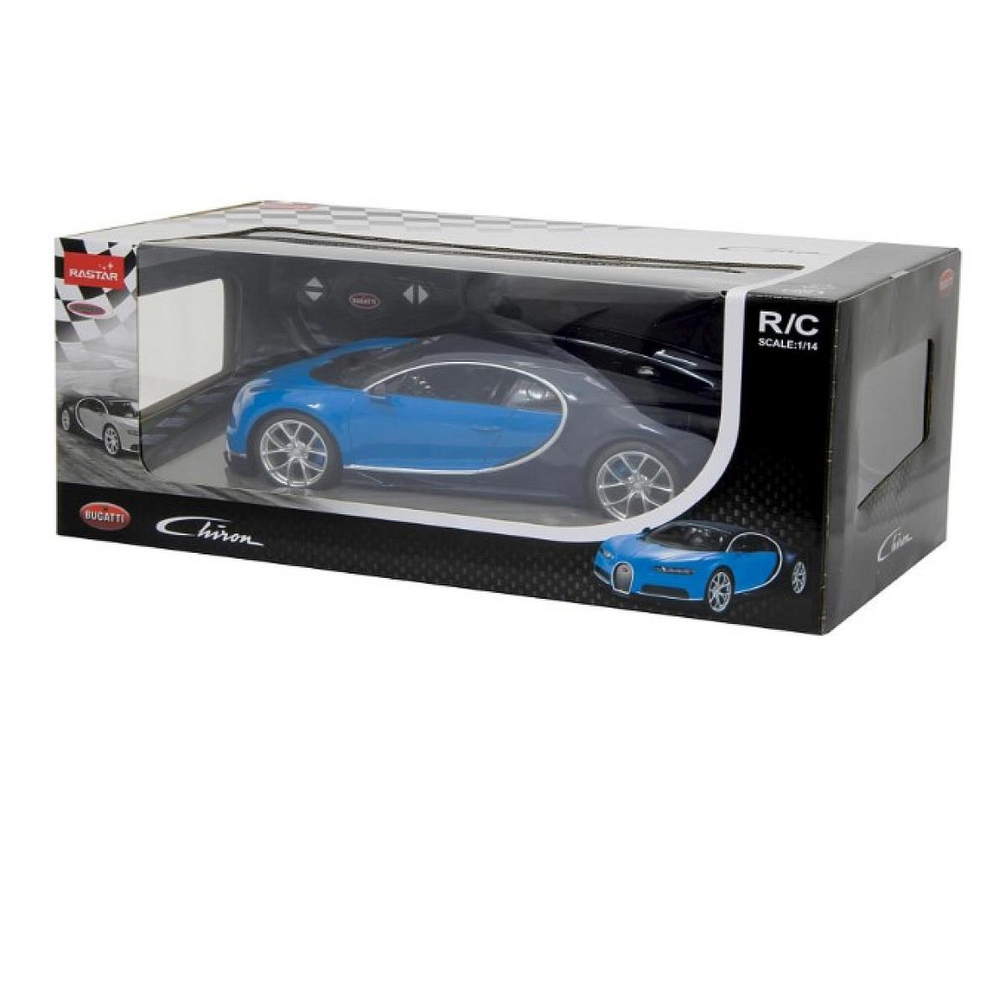 Voir la diapositive 3 : Jamara Voiture télécommandée Bugatti Chiron 1:14 bleu 2,4Ghz