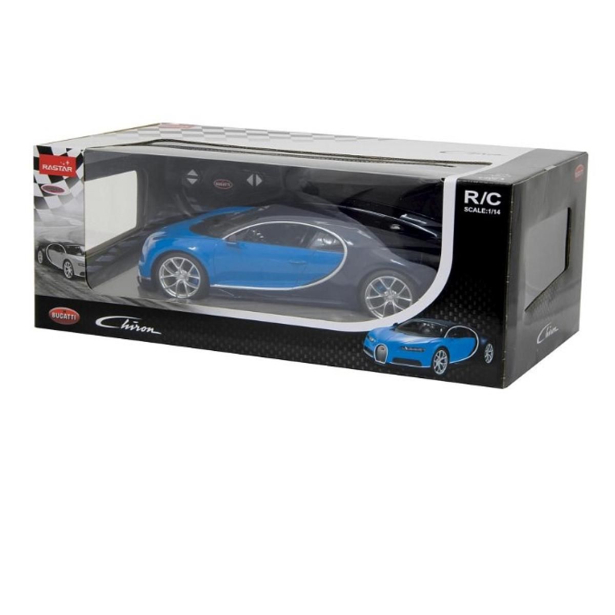 Jamara Voiture télécommandée Bugatti Chiron 1:14 bleu 2,4Ghz