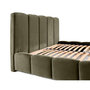 Voir la diapositive 5 : BEST MOBILIER Torreon - lit coffre - 160x200 - sommier inclus - en velours