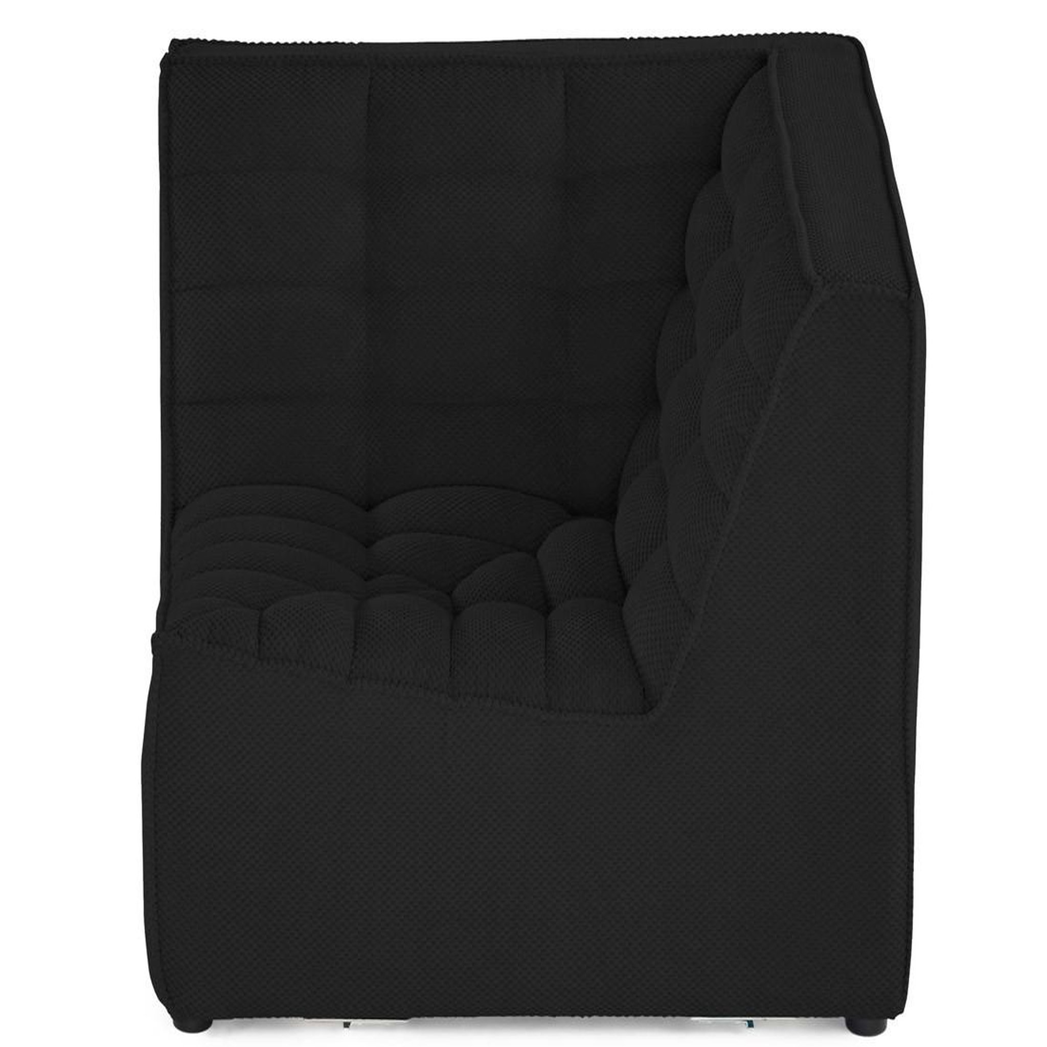 Voir la diapositive 6 : BEST MOBILIER Ellie - module d'angle en velours texturé