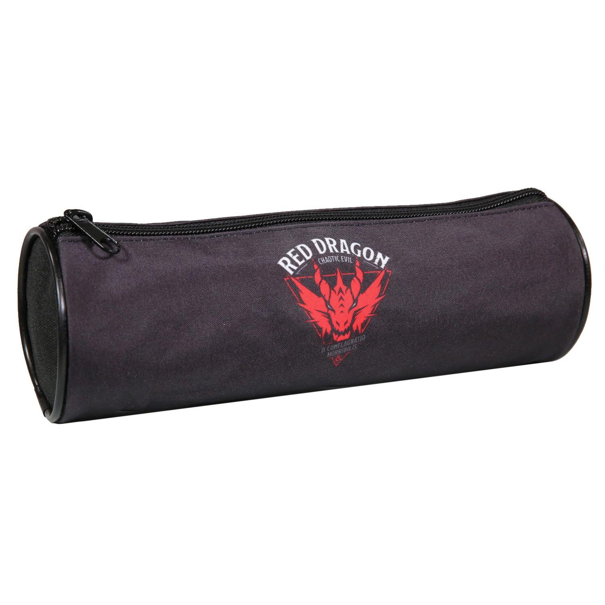 Voir la diapositive 2 : Bagtrotter BAGTROTTER Trousse scolaire ronde Donjons & Dragons Noir