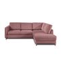 Voir la diapositive 6 : LISA DESIGN Brooke - canapé d'angle droit - convertible - 5 places - en velours
