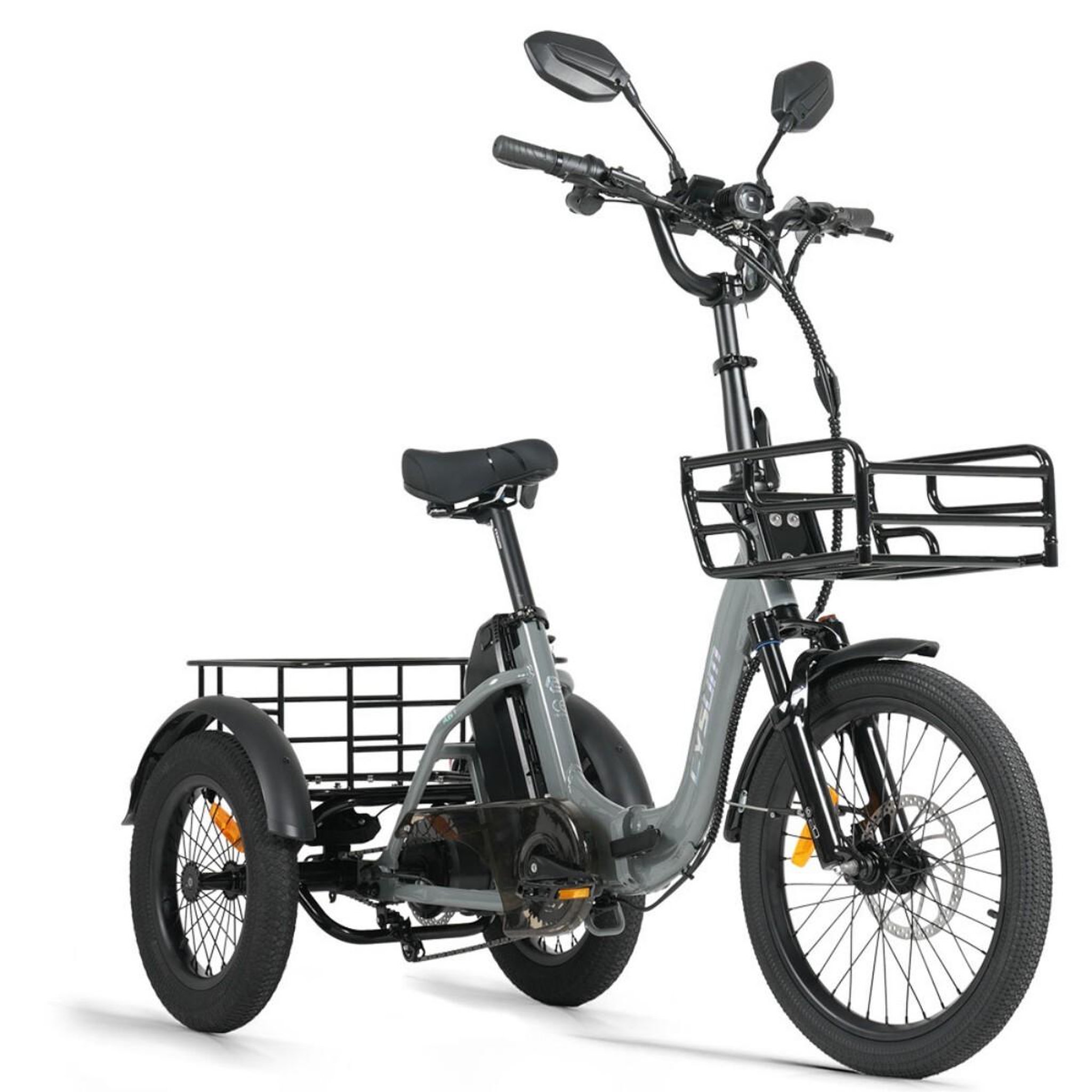 CYSUM Tricycle électrique cysum ag1 pro, 48 v 20 ah longue portée, assistance en marche arrière