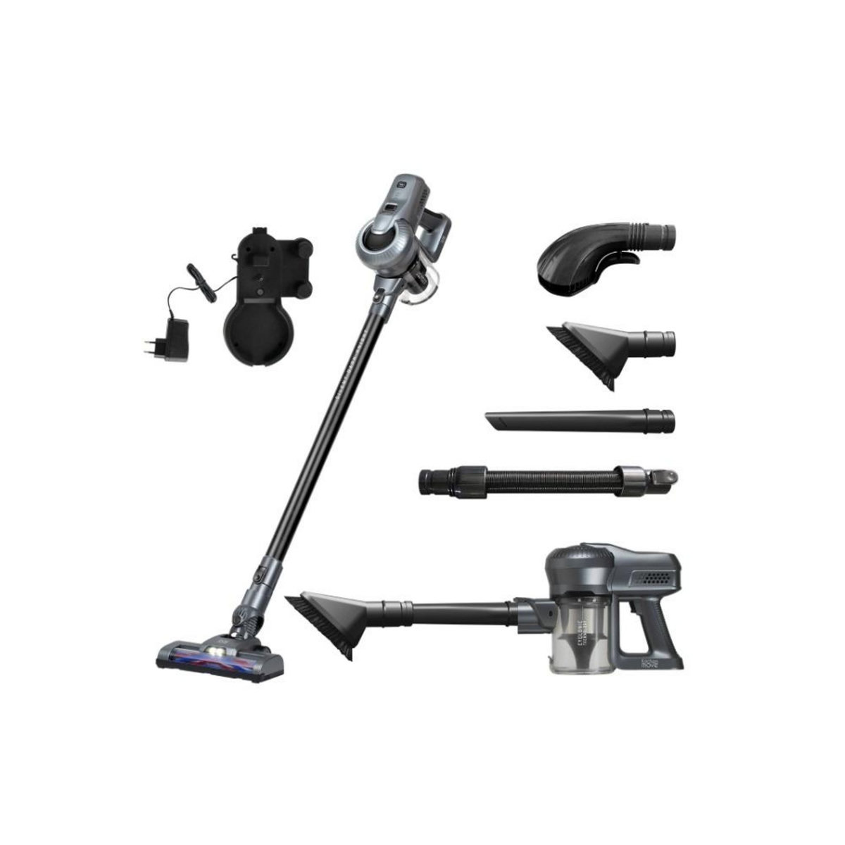 Kitchen move Aspirateur balai sans fil 2en1 rechargeable 22.2v - bat-h20bpet