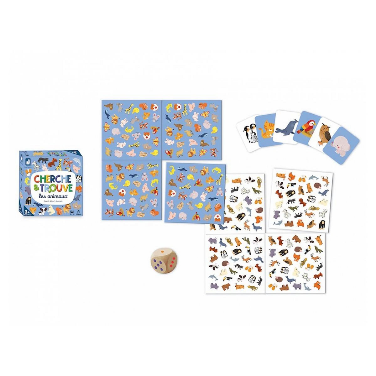 Juratoys-Janod Mon premier cherche et trouve - Les animaux