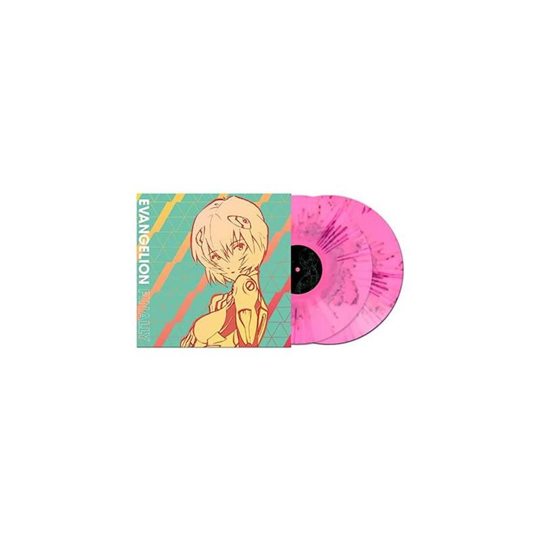 Evangelion Finally Double Vinyle couleur Rose