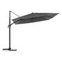 Voir la diapositive 2 : HESPERIDE Parasol déporté carré Melhia anthracite - 3 x 3 m - Hespéride