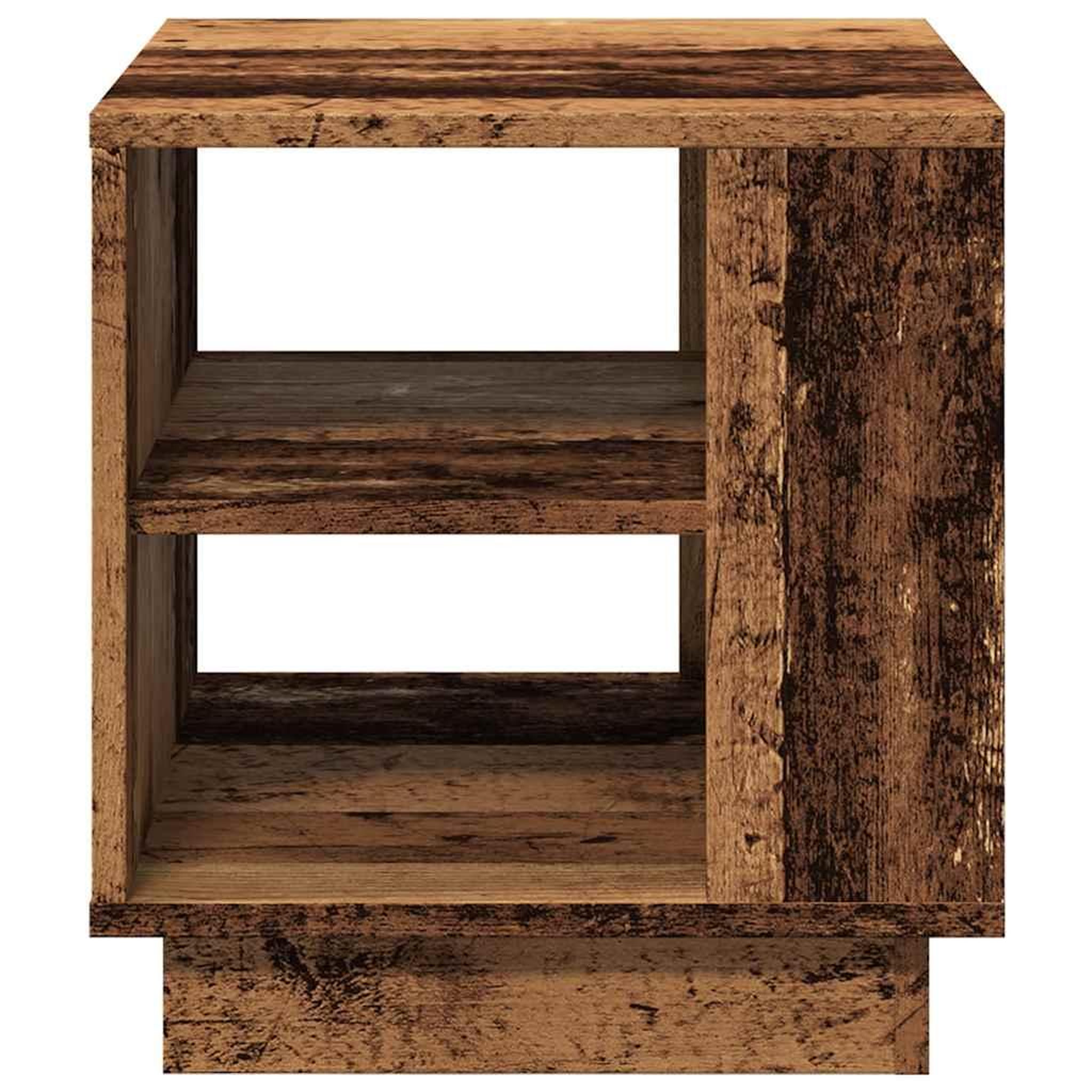 Voir la diapositive 4 : VIDAXL Table basse vieux bois 40x40x43 cm bois d'ingenierie