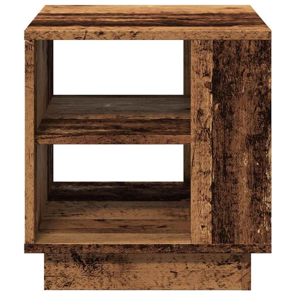 VIDAXL Table basse vieux bois 40x40x43 cm bois d'ingenierie