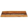Voir la diapositive 2 : VIDAXL Dessus de table rectangulaire 60x100 cm 25-27 mm Bois recupere