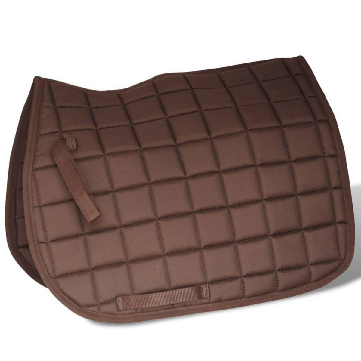 VIDAXL Set de selle equitation 17,5  en cuir veritable 18 cm 5 en 1 brun