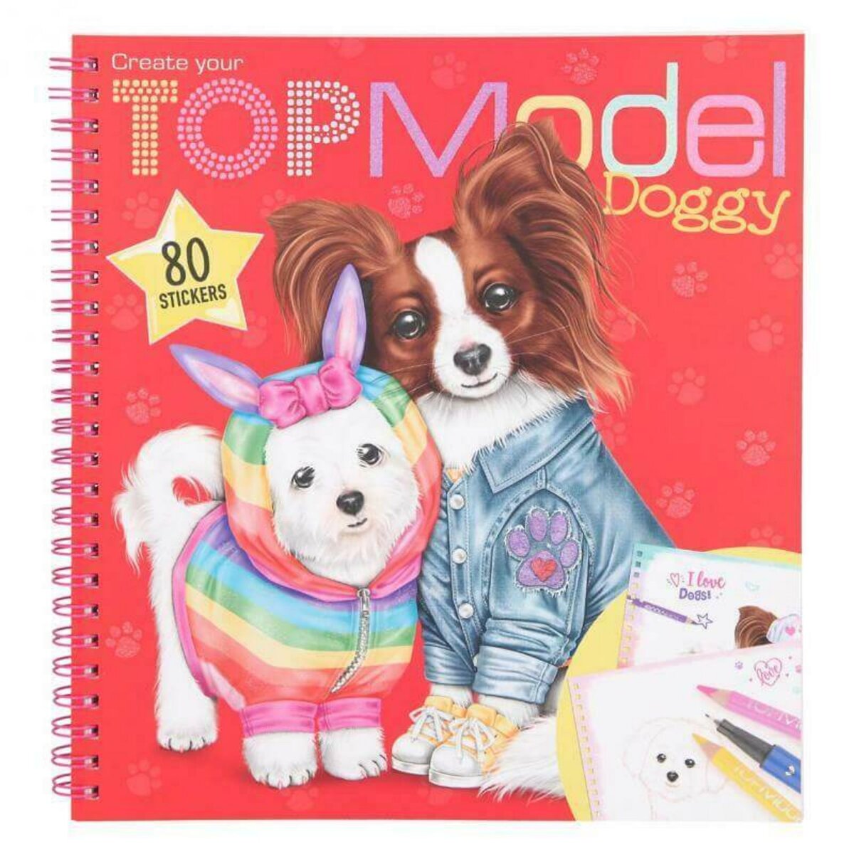 TOPModel Album à colorier Create your Doggy