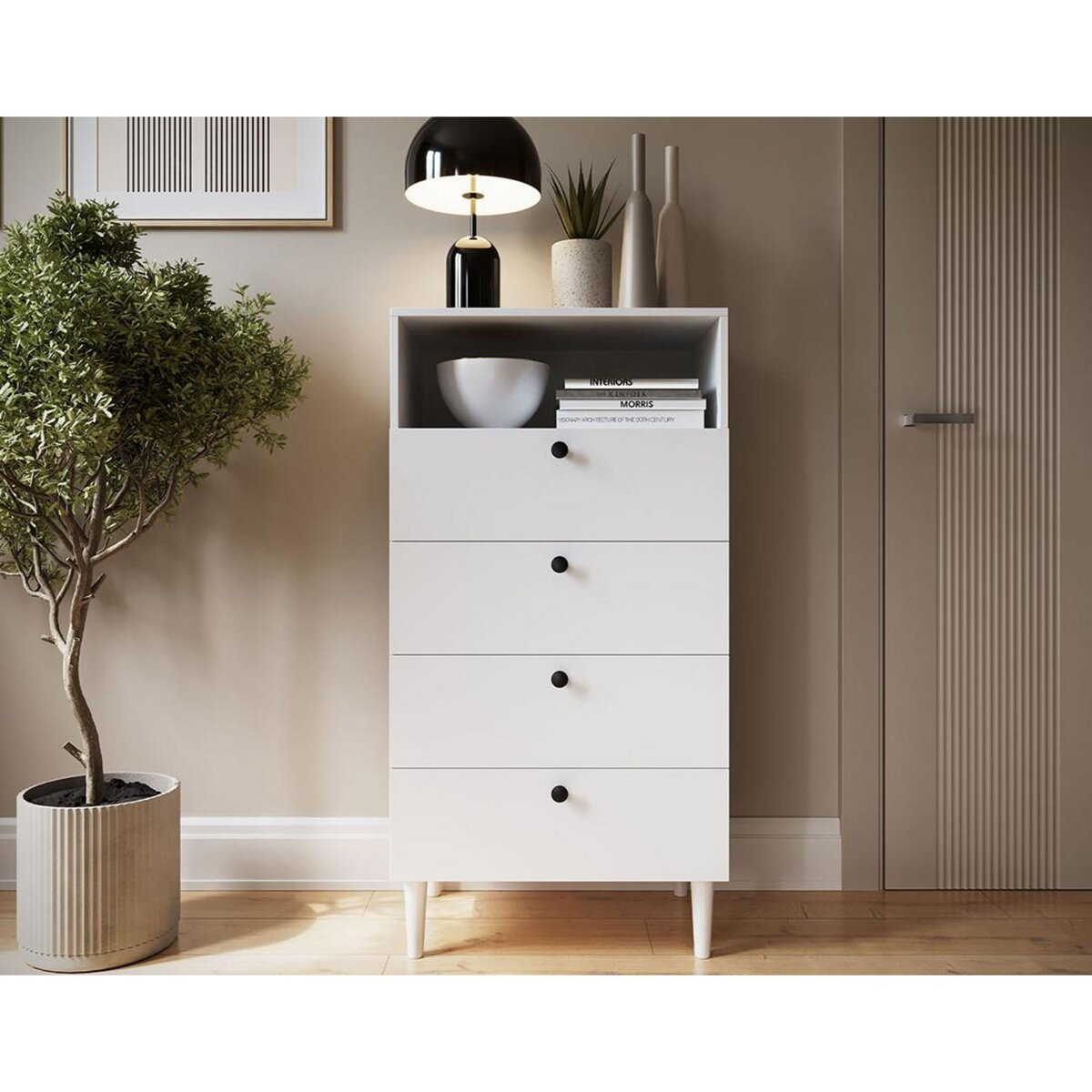 BEST MOBILIER Cleo - lit coffre avec led - 180x200 cm - sommier inclus - en velours