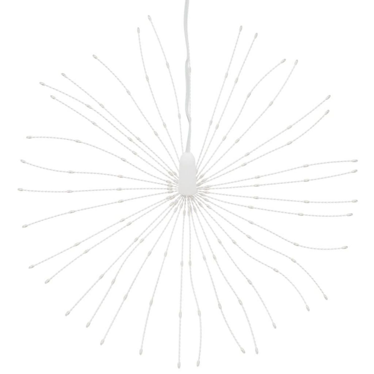 VIDAXL Etoile rayonnante de Noël 140 LED blanc chaud 17 cm