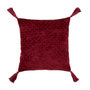 Voir la diapositive 1 : Paris Prix Coussin Déco à Motifs  Cherry  45x45cm Bordeaux