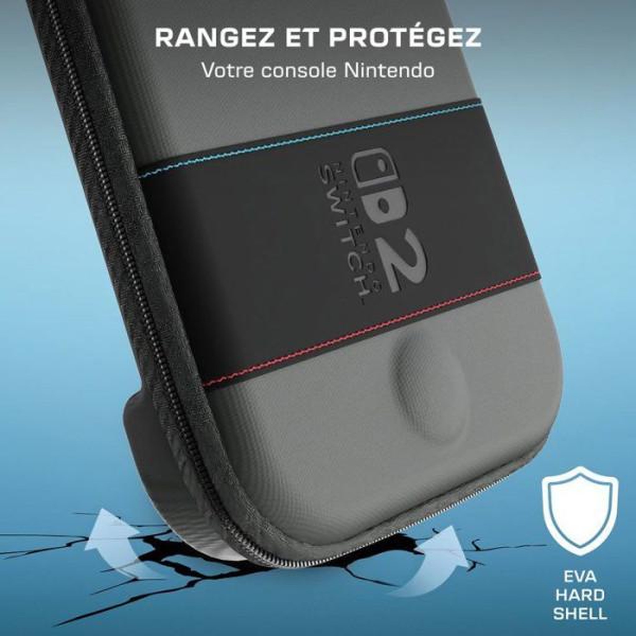 Voir la diapositive 5 : Turtle Beach Etui fin -TURTLE BEACH - PlayTrek - Pour Nintendo Switch 2 - Gris Anthracite