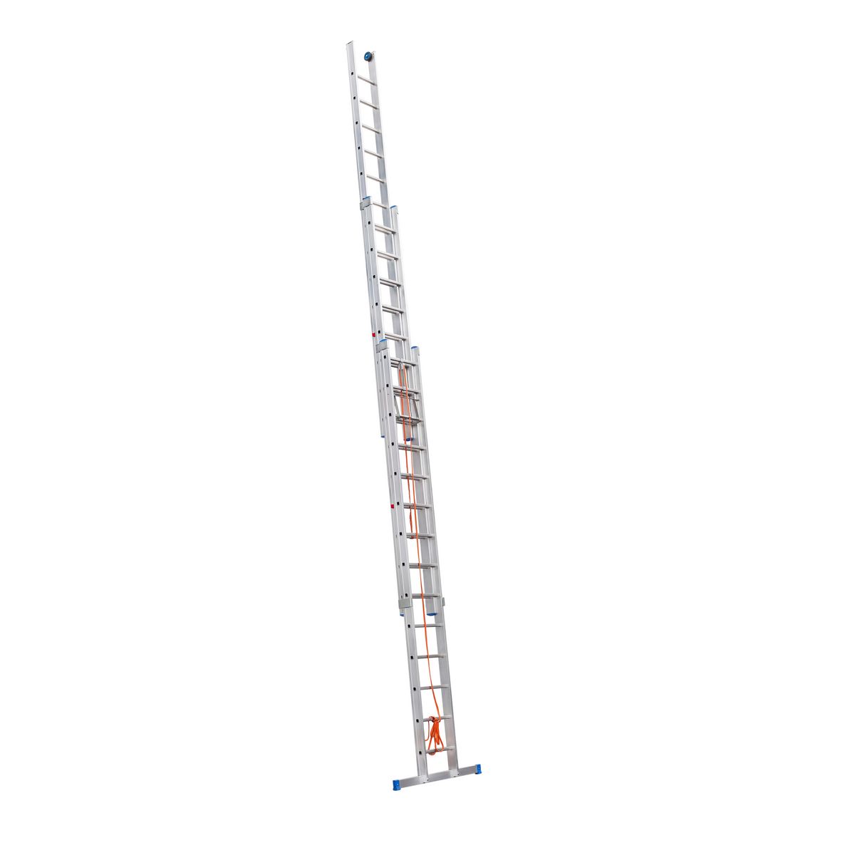 HAILO Echelle de toit coulissante à corde 10m en aluminium - TRIO 