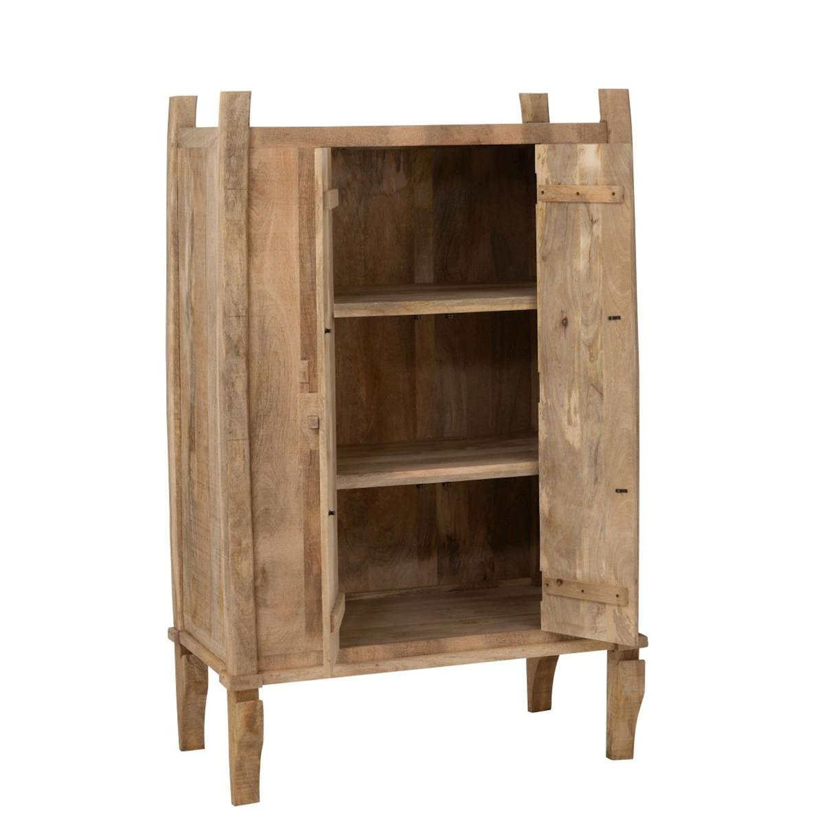 Paris Prix Armoire en Bois de Manguier  Silex  110cm Naturel
