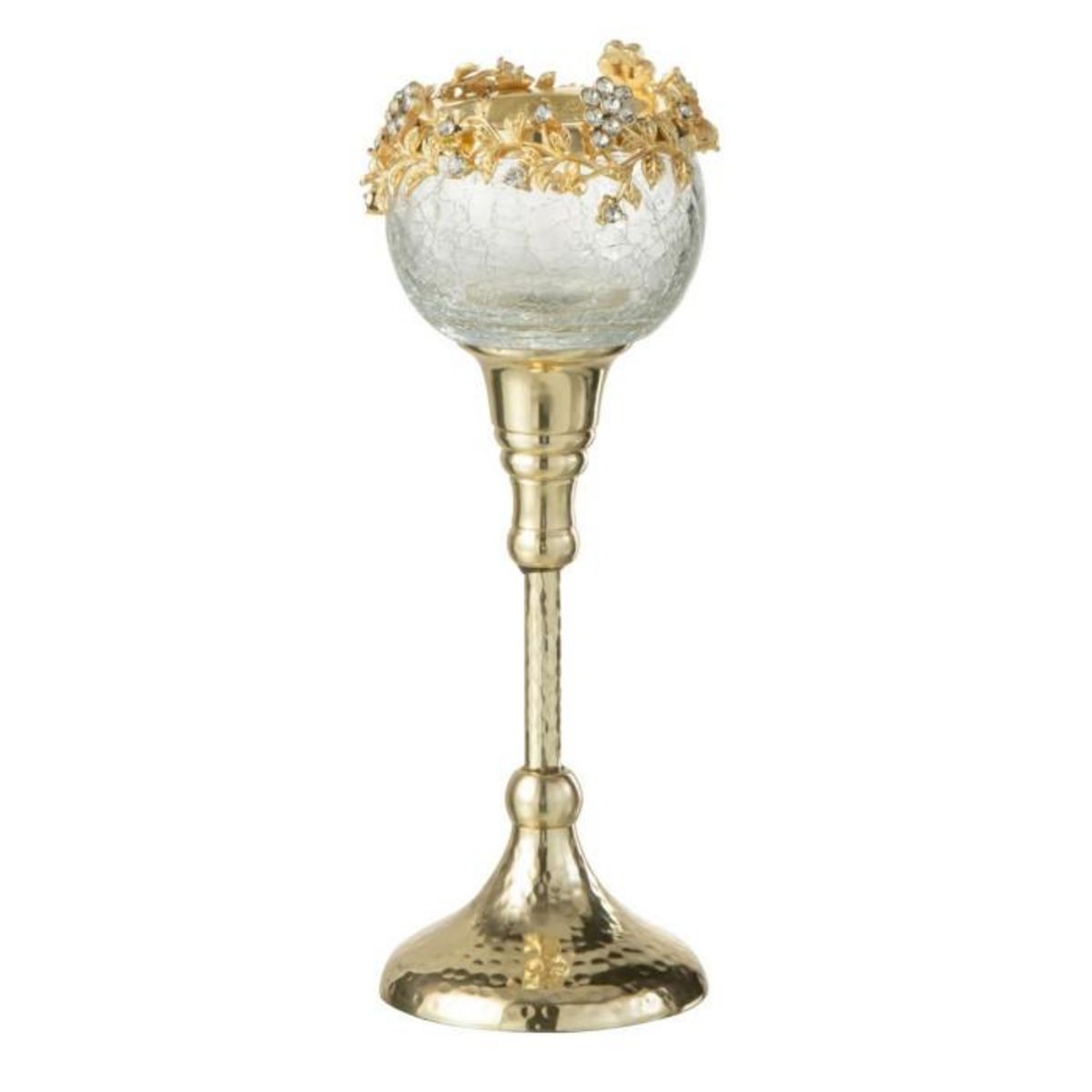 Paris Prix Photophore sur Pied Design  Volve  23cm Or