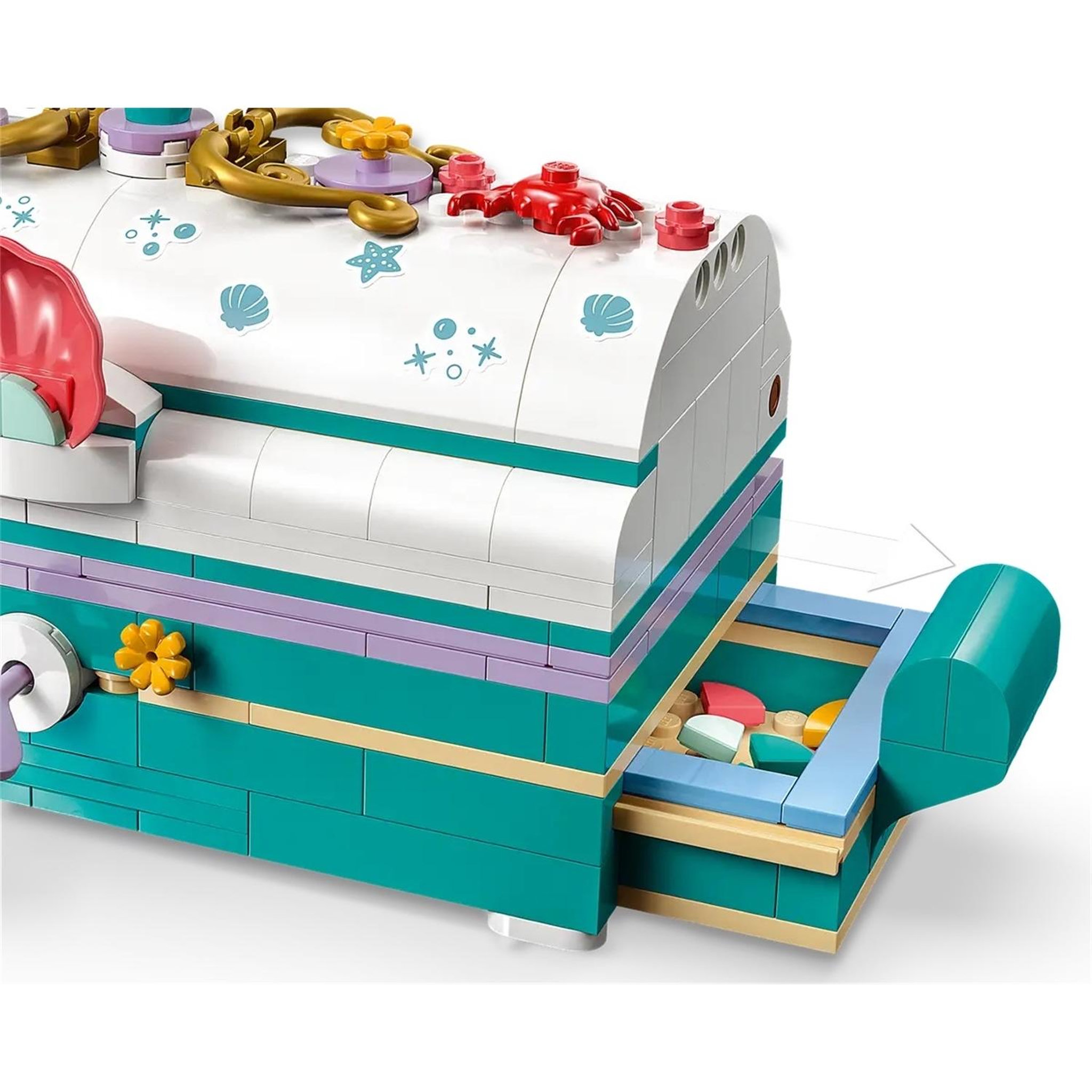 Voir la diapositive 4 : LEGO Disney Le coffre aux trésors d'Ariel