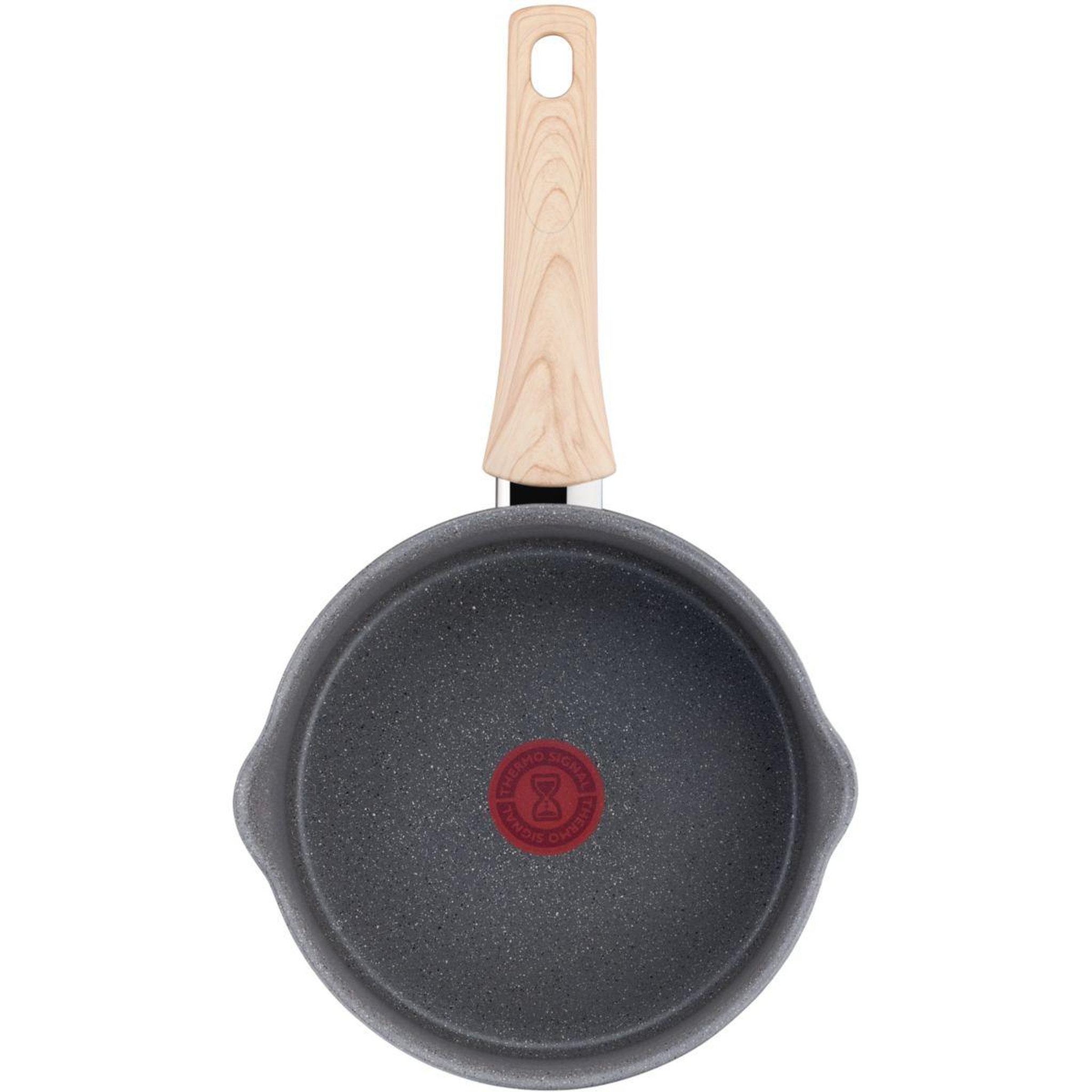 Voir la diapositive 3 : TEFAL Casserole Natural Force 20cm 3L gris moucheté
