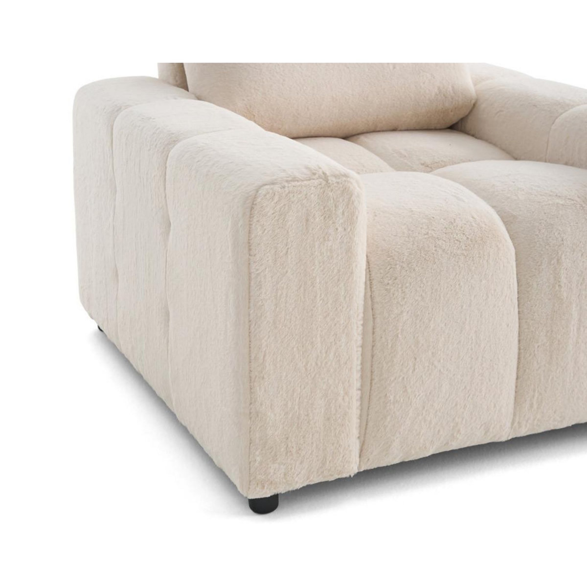 LISA DESIGN Crocus - fauteuil en fausse fourrure