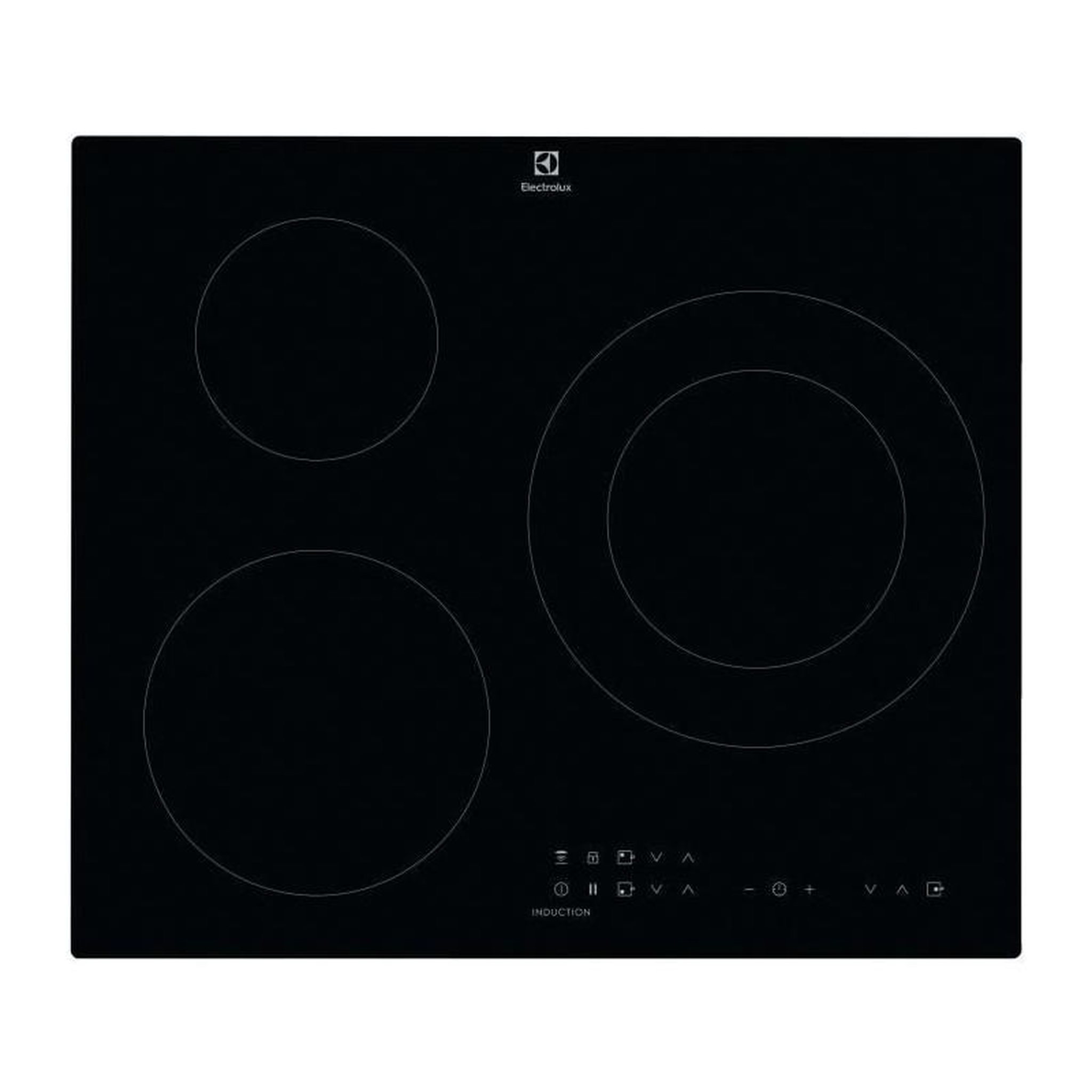 Voir la diapositive 1 : ELECTROLUX Table de cuisson a induction - ELECTROLUX - 3 feux - 60 cm - CIT60331CK - Noir